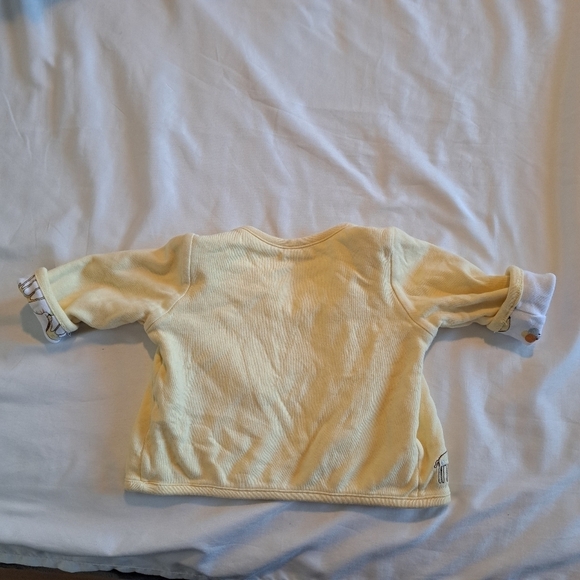 Gymboree boys 3-6 months reversible size light yellow with giraffe design VGUC - Picture 2 of 4